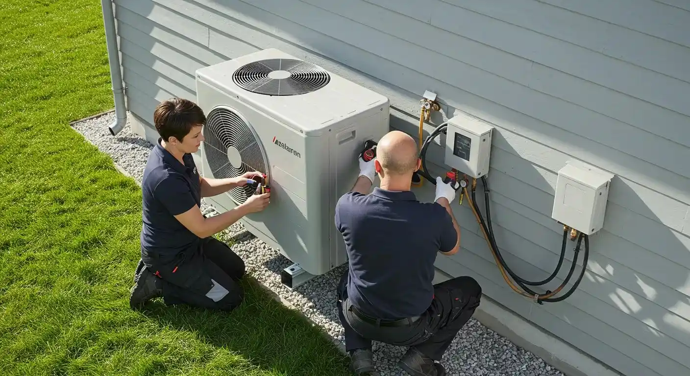 Navien tankless water heater installed in a Port Whitby waterfront home